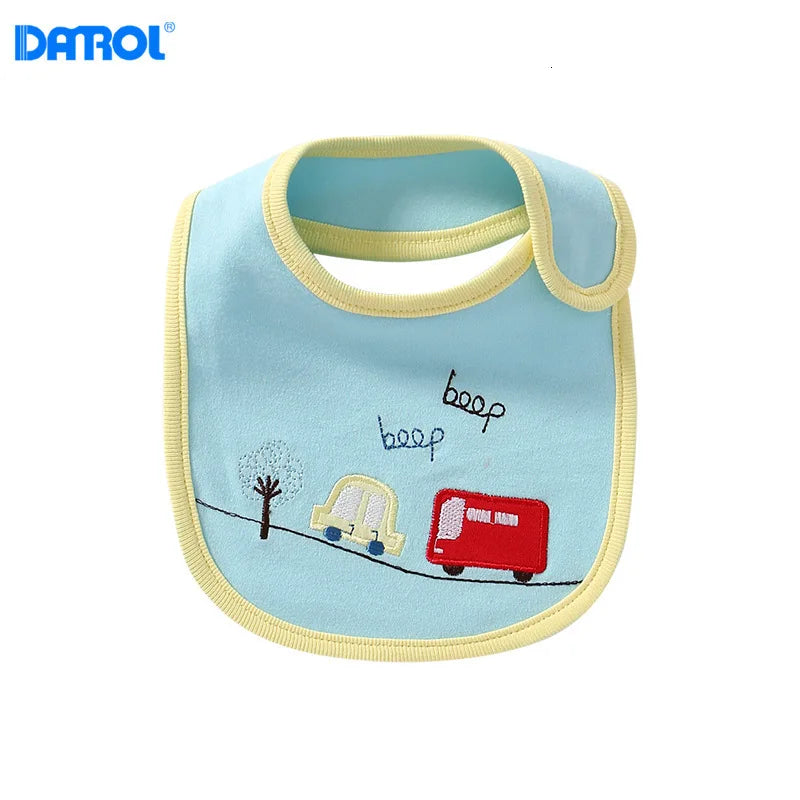 2pcs newborn cotton baby bib towel