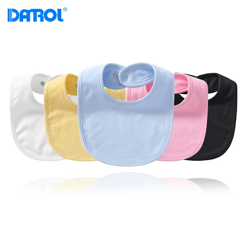 2pcs newborn cotton baby bib towel