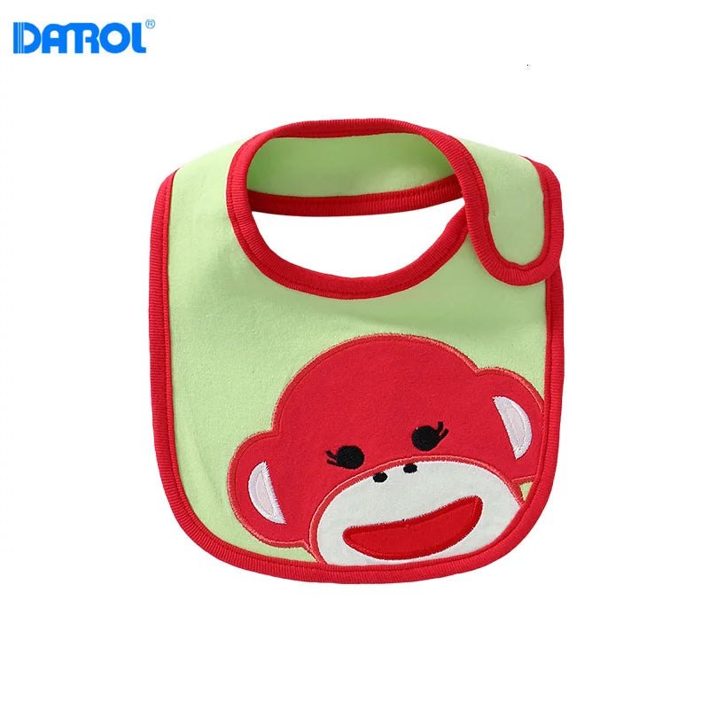 2pcs newborn cotton baby bib towel