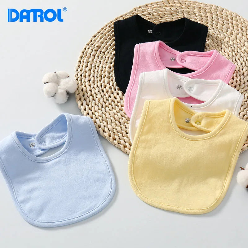 2pcs newborn cotton baby bib towel