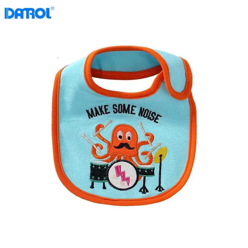 2pcs newborn cotton baby bib towel