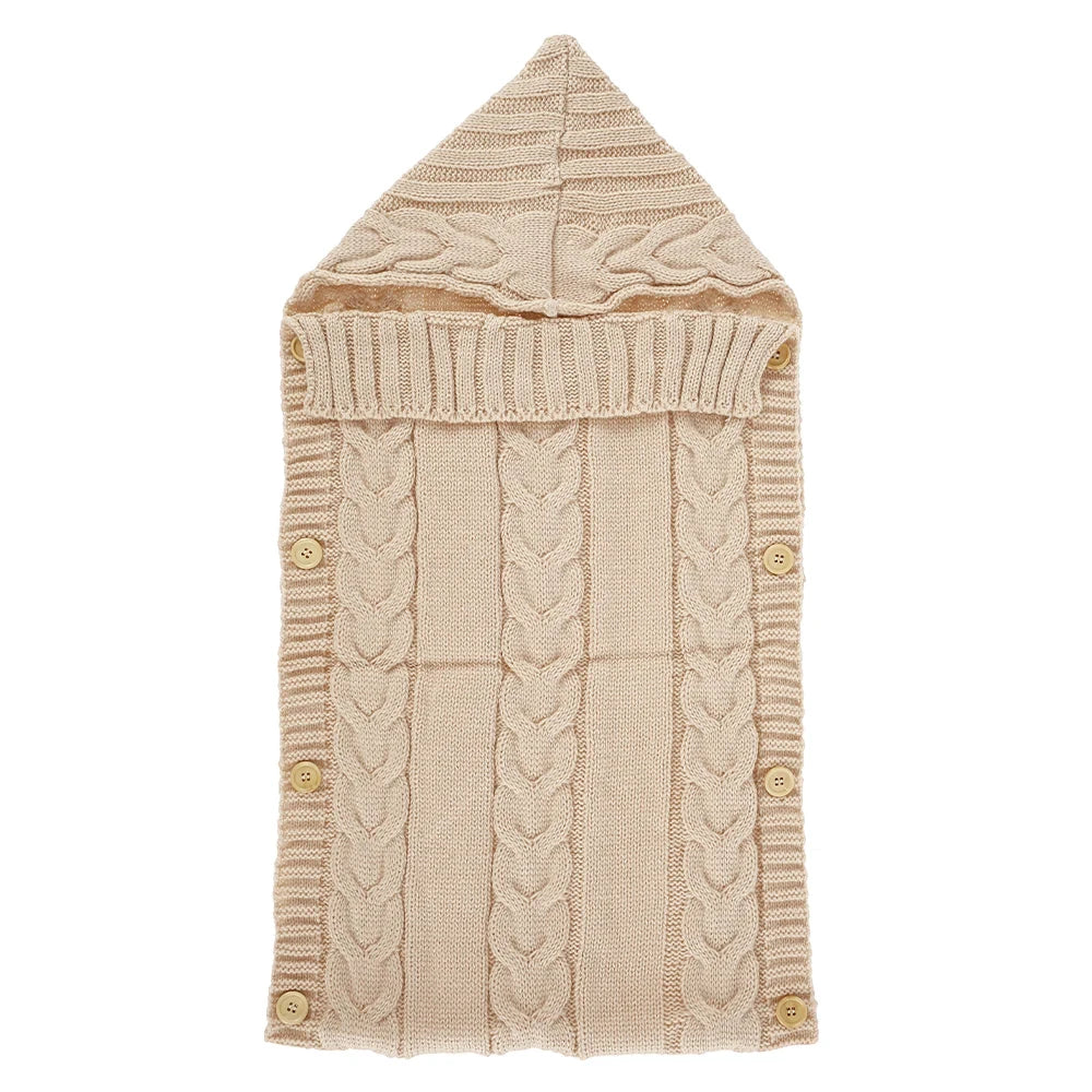 Infant Thick Knit Hooded Towel Blanket