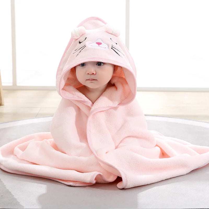 Soft Hooded Towel Blanket