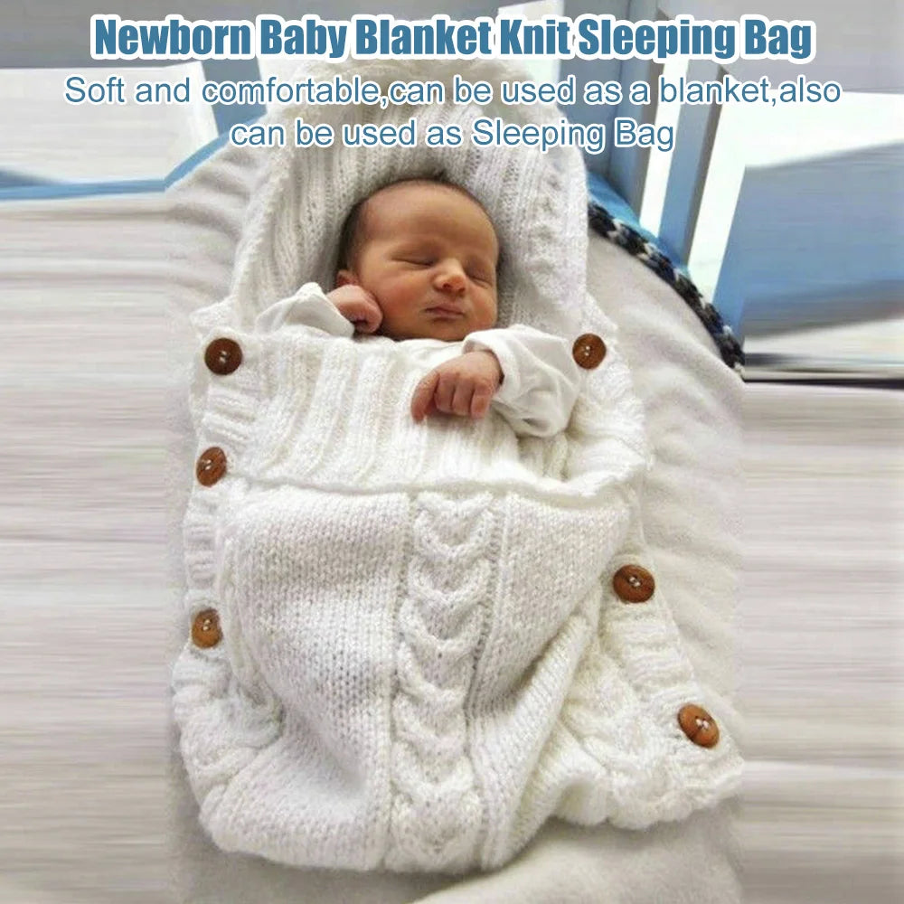 Infant Thick Knit Hooded Towel Blanket