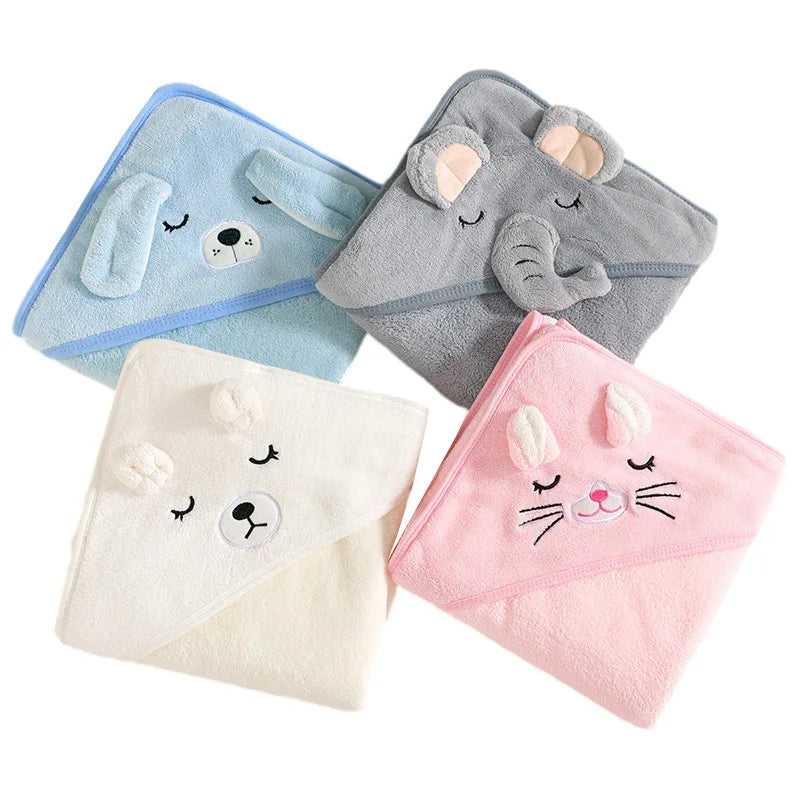 Soft Hooded Towel Blanket