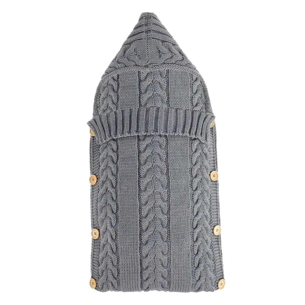 Infant Thick Knit Hooded Towel Blanket
