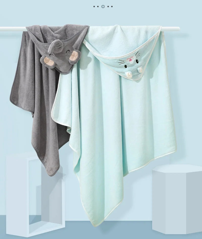 Soft Hooded Towel Blanket