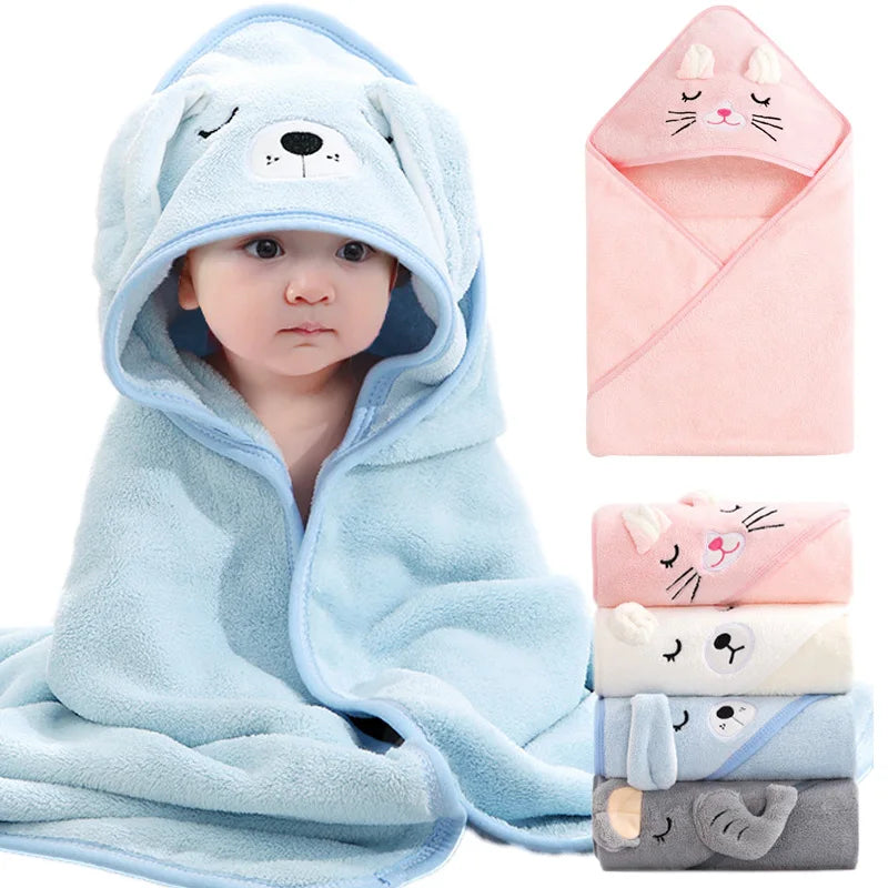 Soft Hooded Towel Blanket