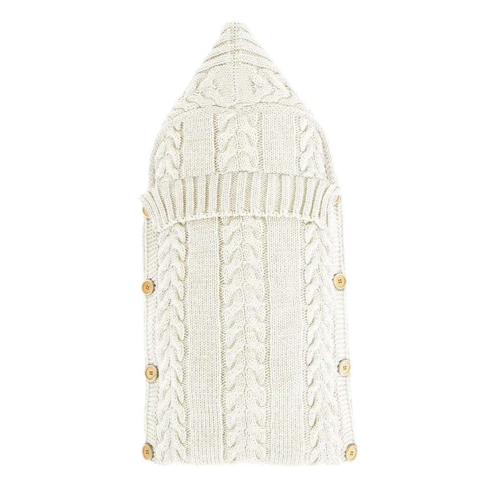 Infant Thick Knit Hooded Towel Blanket