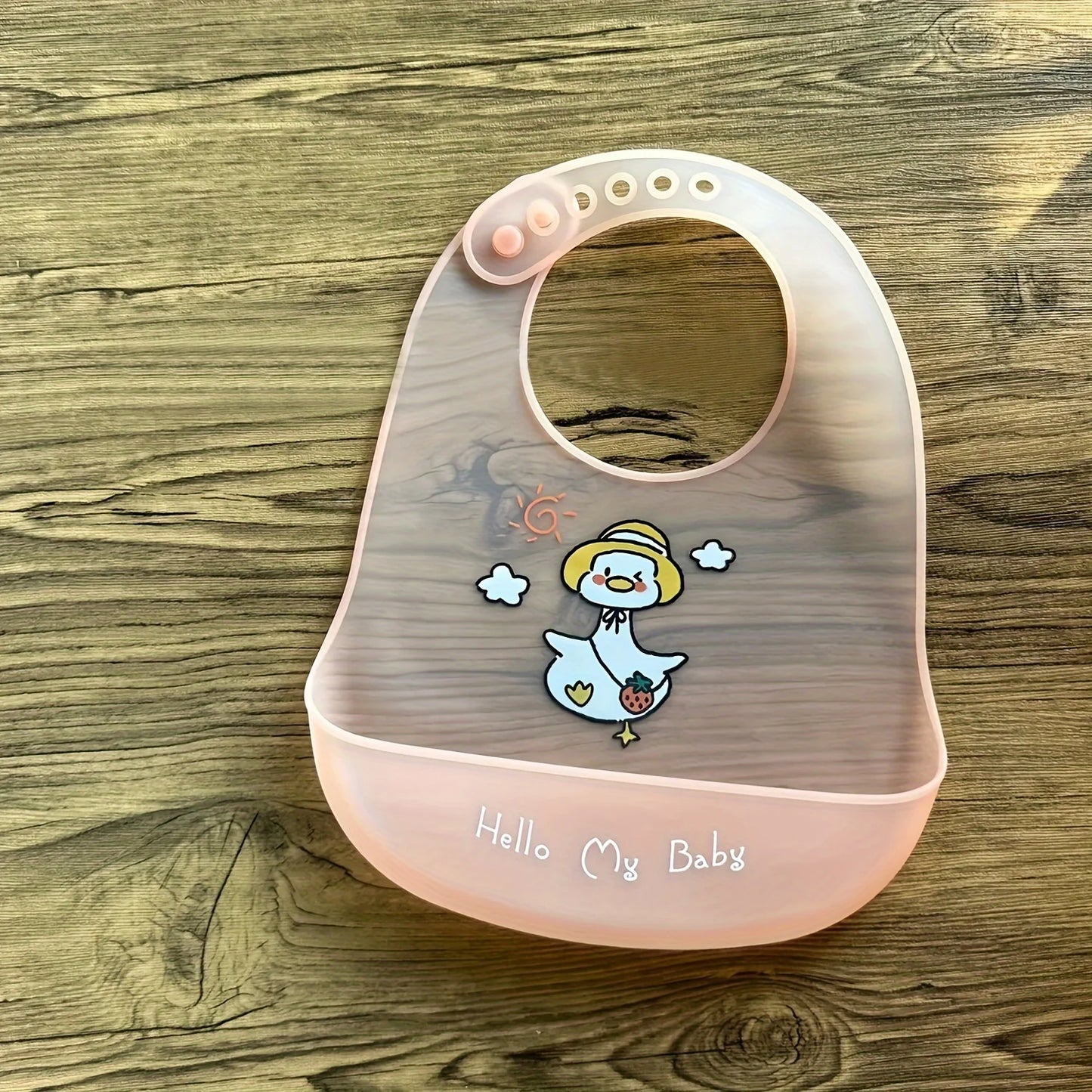 Waterproof Adjustable Soft Silicone Baby Bib