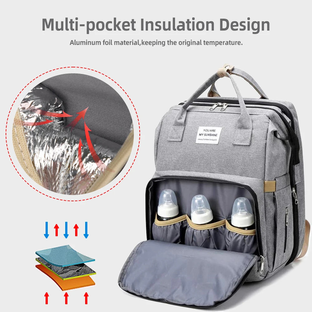 Multifunctional Waterproof Maternity Travel Diaper Bag