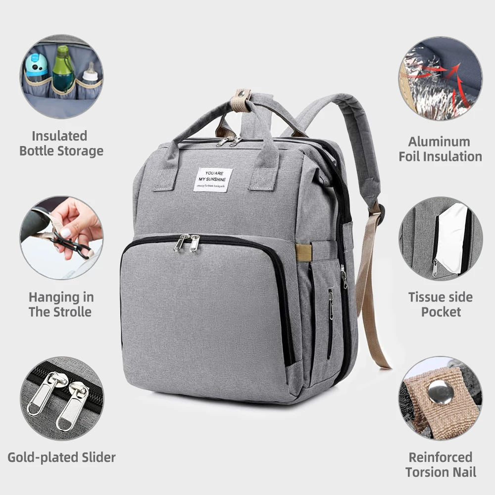 Multifunctional Waterproof Maternity Travel Diaper Bag