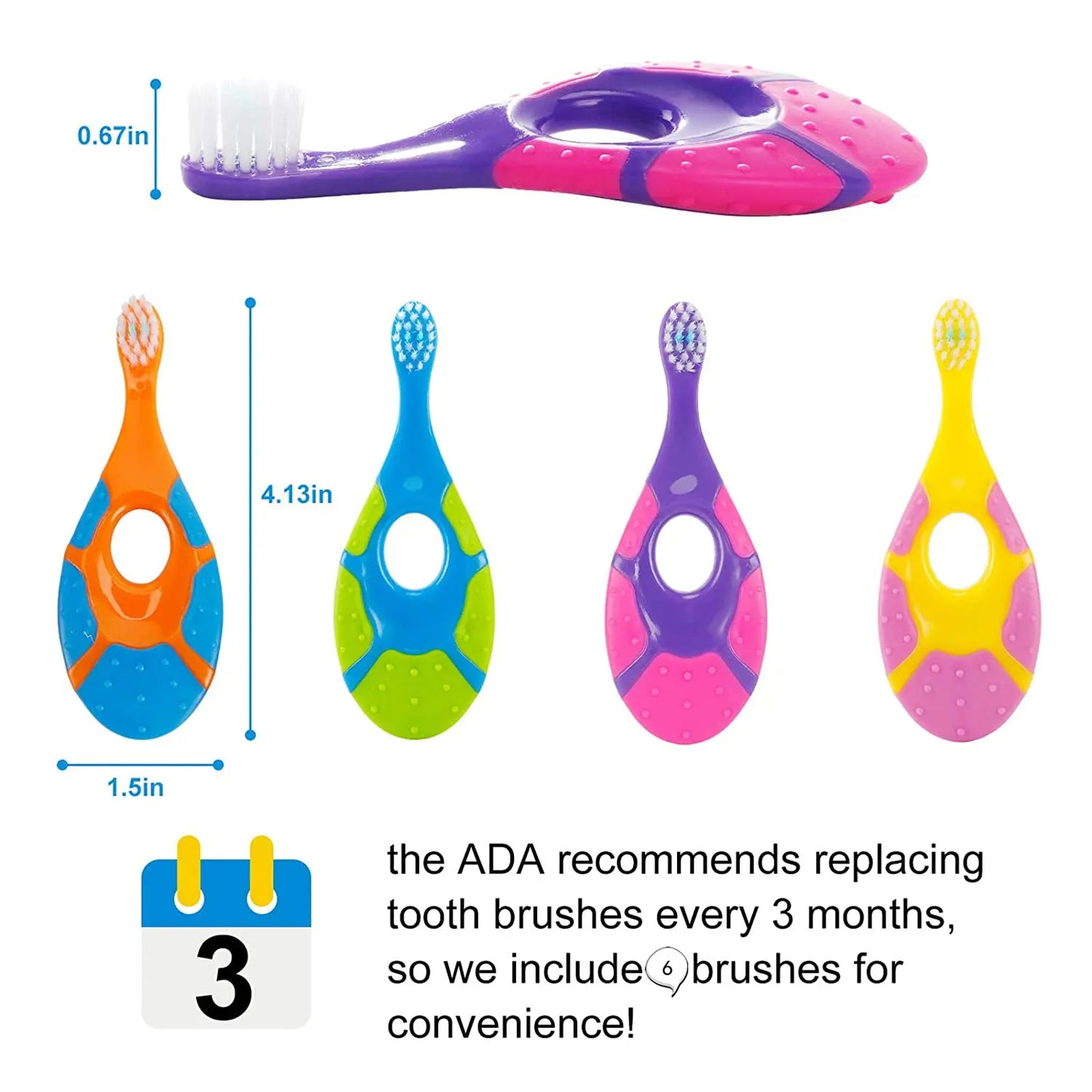 2PCS KidsToothbrush
