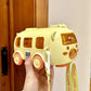 Cartoon Bus Kids Straw Cup