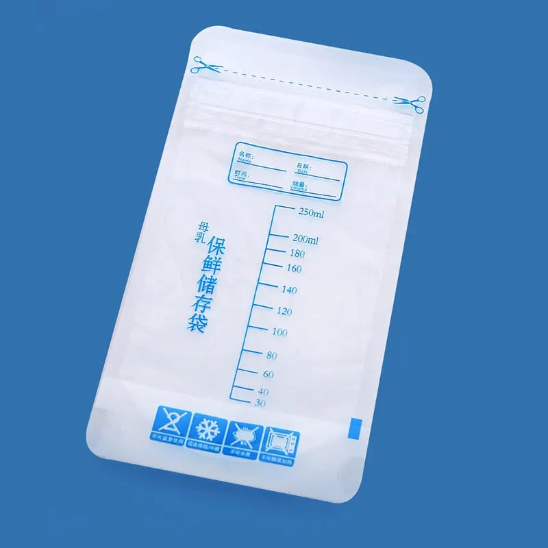 30pcs 250ml Breastmilk Storage Bags