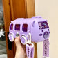 Cartoon Bus Kids Straw Cup