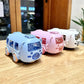 Cartoon Bus Kids Straw Cup