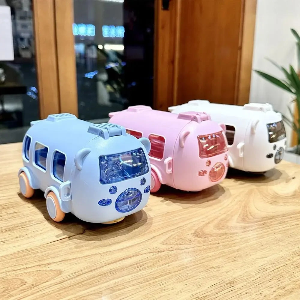 Cartoon Bus Kids Straw Cup
