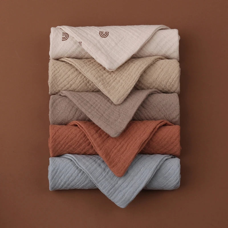 5PC Newborn Bath And Face Towels