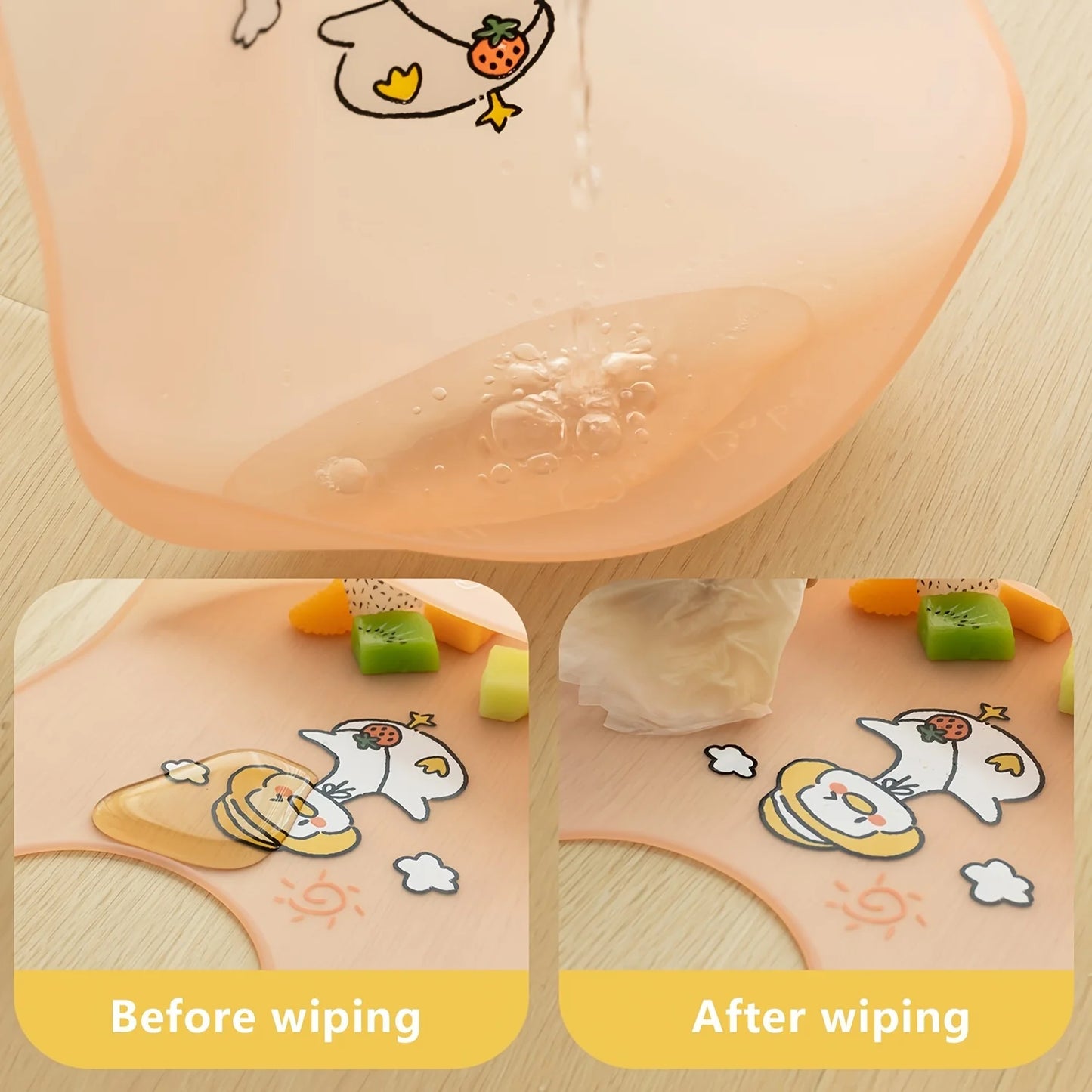 Waterproof Adjustable Soft Silicone Baby Bib